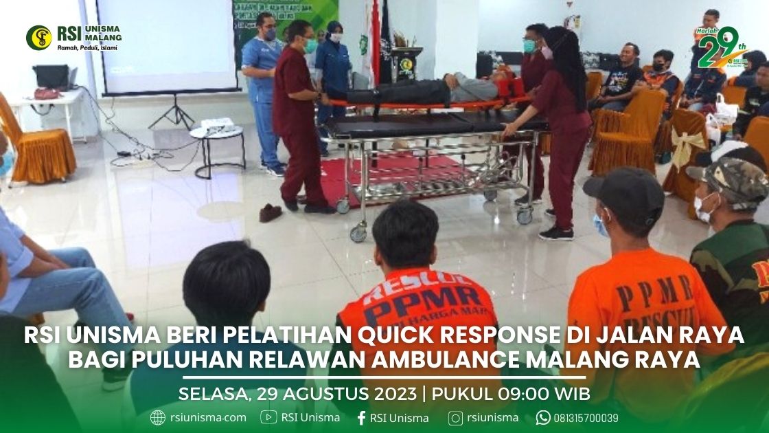 Pelatihan Quick Response Tim Ambulance Mlaang 2023
