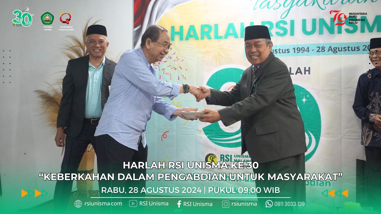 Harlah RSI Unisma ke 30 tahun 2024