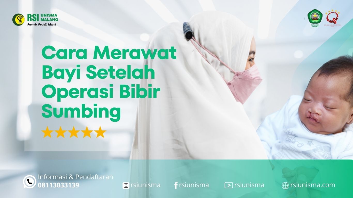cara merawat bayi setelah operasi bibir sumbing